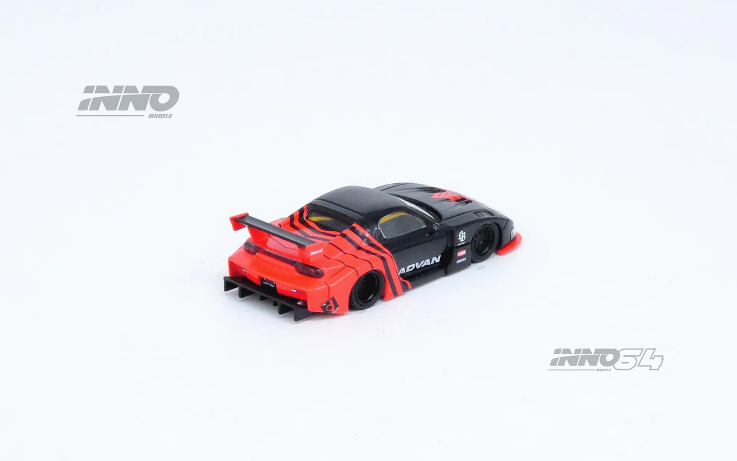 [PREORDER] Inno64 Mazda RX7 (FD3S) LB-Super Silhouette Advan Black/Red