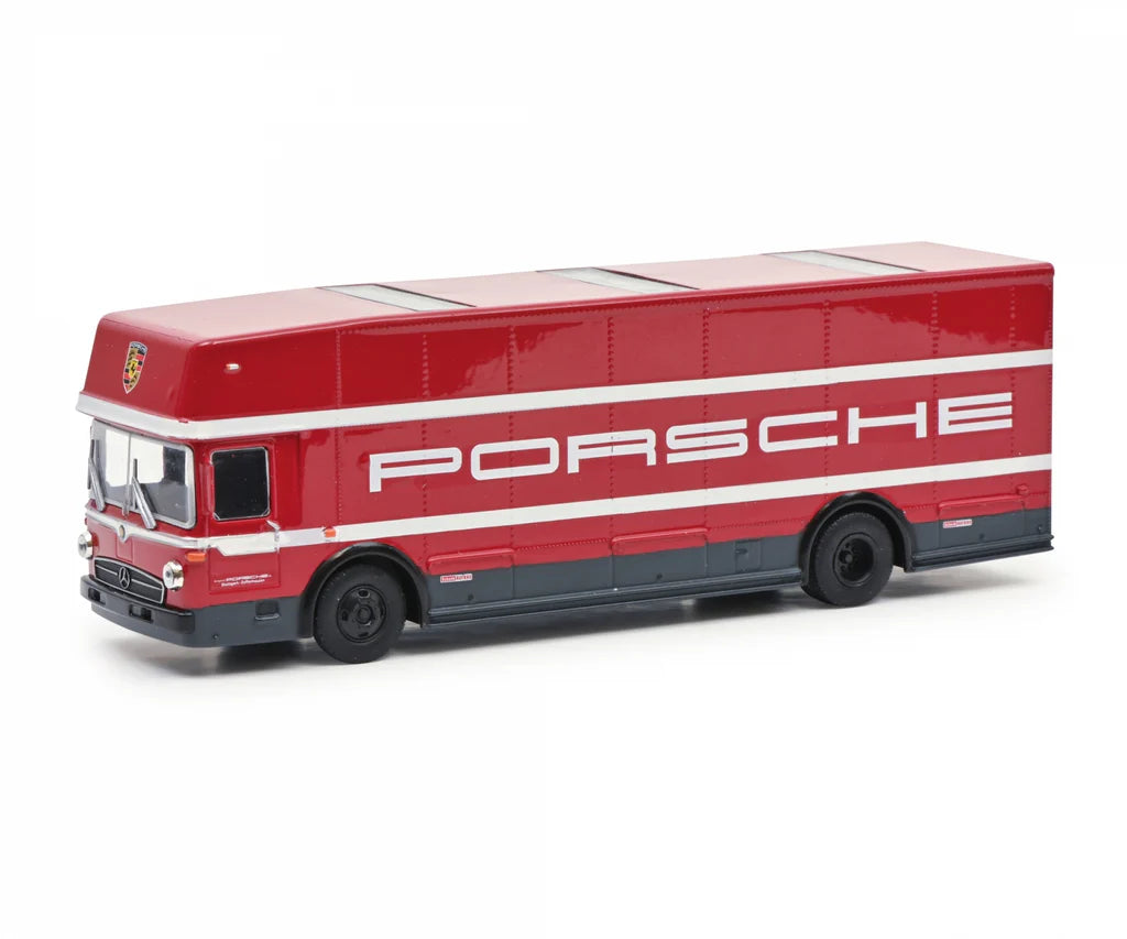 Schuco Mercedes-Benz Racing Transport Renntransporter Porsche