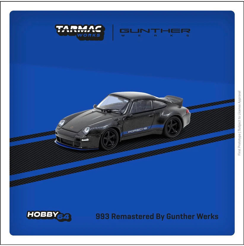 Tarmac 993 Remastered By Gunther Werks - Black Carbon Fiber