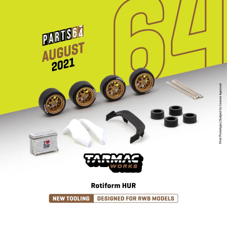 Tarmac Rotiform HUR Gold (Designed for RWB Models)