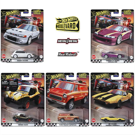 [PREORDER] Hot Wheels [2024 Boulevard] Mix 4, Set of 5 Cars