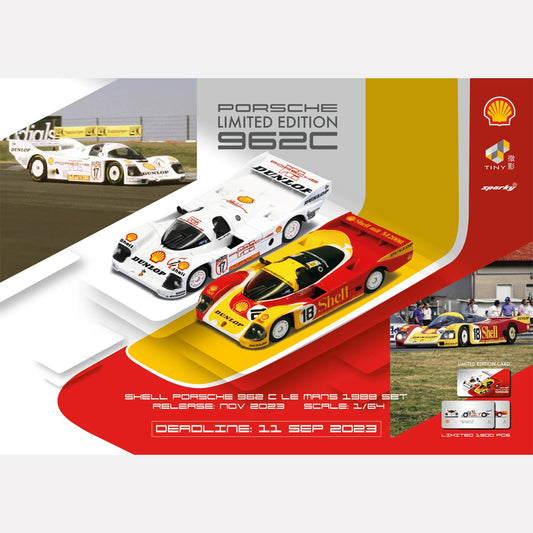 Spark Shell Porsche 962 C #17/#18 Set