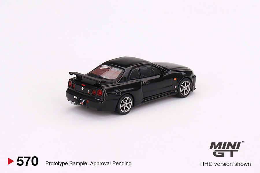 MiniGT 570 Nissan Skyline GT-R (R34) V-Spec Black Pearl