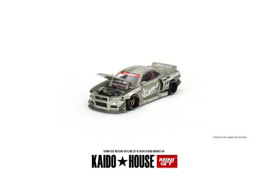 MiniGT KAIDO HOUSE Nissan Skyline GT-R (R34) Kaido Works V4