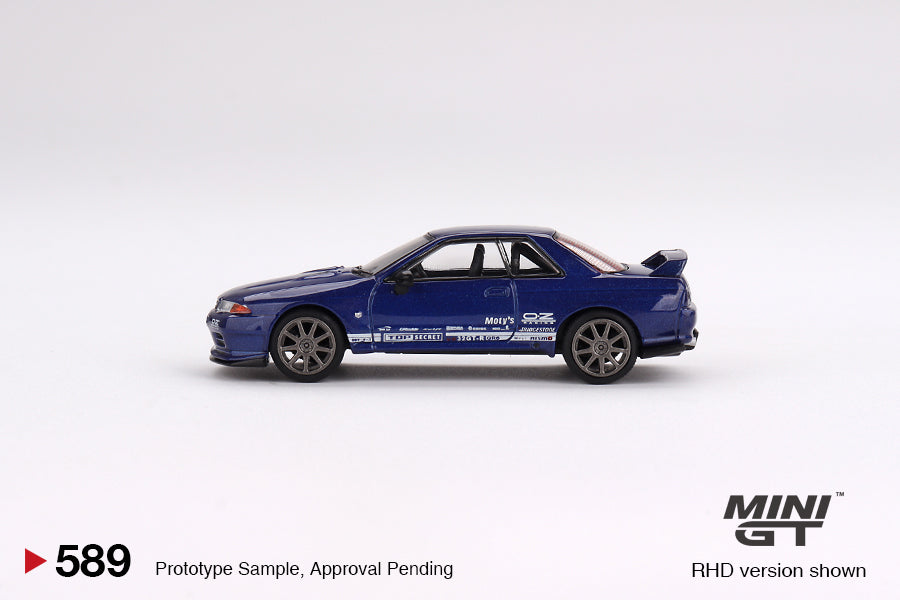 MiniGT #589 Nissan Skyline GT-R Top Secret  VR32 Metallic Blue