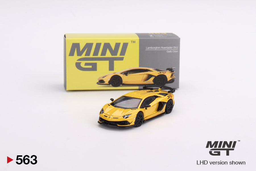 MiniGT #563 Lamborghini Aventador SVJ Giallo Orion