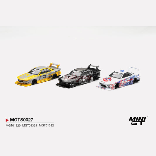 [PREORDER] MiniGT #MGTS0027 Inozetek X Liberty Walk R32 Set 2026 Show Edition