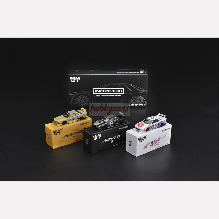 [PREORDER] MiniGT #MGTS0027 Inozetek X Liberty Walk R32 Set 2026 Show Edition